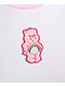 adidas x Care Bears Pink & White Ringer Crop T-Shirt - Thumbnail image 4 of 7