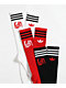 adidas x Korn Red, Black & White 3 Pack Crew Socks - Thumbnail image 2 of 4