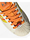 adidas x Pokémon Superstar II Charmander White & Orange Shoes - Thumbnail image 5 of 11