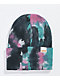 ambsn Tripper Black & Teal Tie Dye Beanie - Thumbnail image 2 of 2