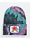ambsn Tripper Black & Teal Tie Dye Beanie - Thumbnail image 1 of 2