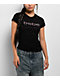bebe Rhinestone Logo Black T-Shirt - Thumbnail image 1 of 2