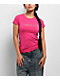 bebe Stars Rhinestone Pink T-Shirt - Thumbnail image 1 of 2