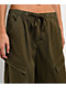 dELiA's Low Rise Olive Oversized Cargo Pants - Thumbnail image 3 of 6