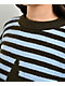 dELiA's Star Stripe Blue & Brown Oversized Sweater - Thumbnail image 4 of 4