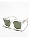 dime. Anonymous Clear & Green Polarized Sunglasses - Thumbnail image 1 of 3