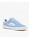 etnies x FOS Locut Vulc Light Blue Skate Shoes - Thumbnail image 1 of 5